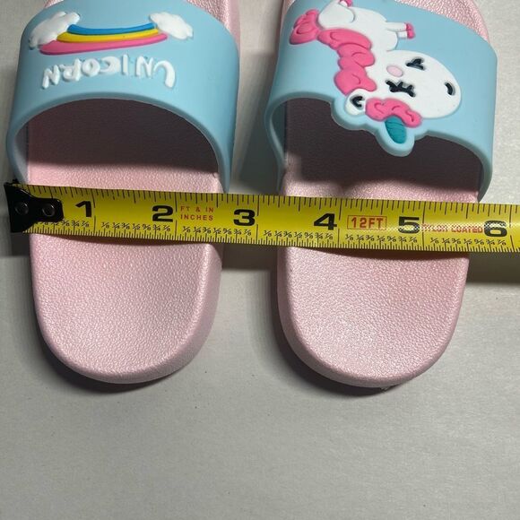 Kids Slippers Slide Sandals Unicorn for Girls - Picture 2 of 7